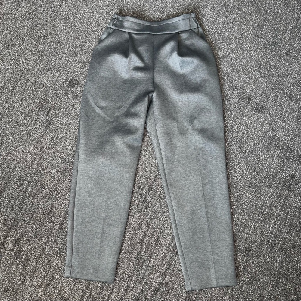 High Waisted Supersoft Double Knit Pull-On Ankle Pant